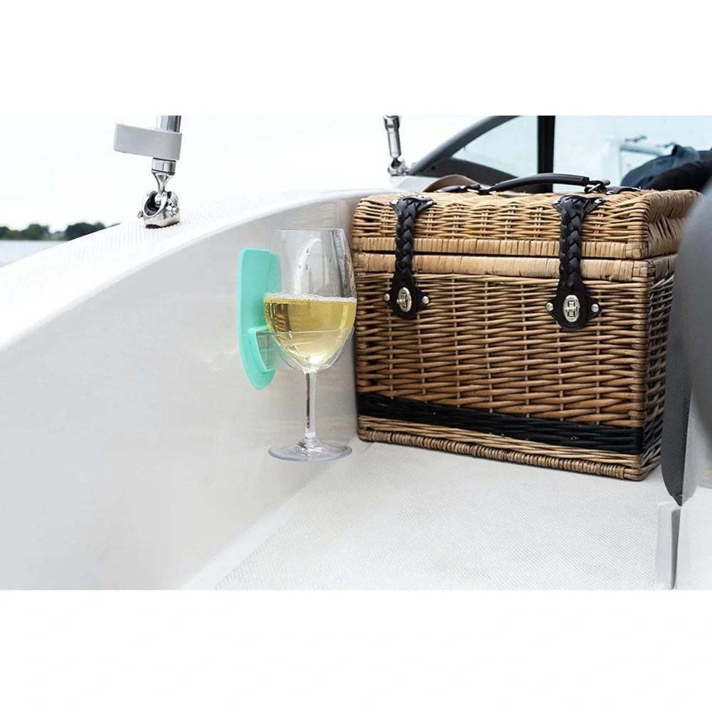 Silicone Wine Glass Holder for Bath & Shower, Give The Gift of an at Home Spa
